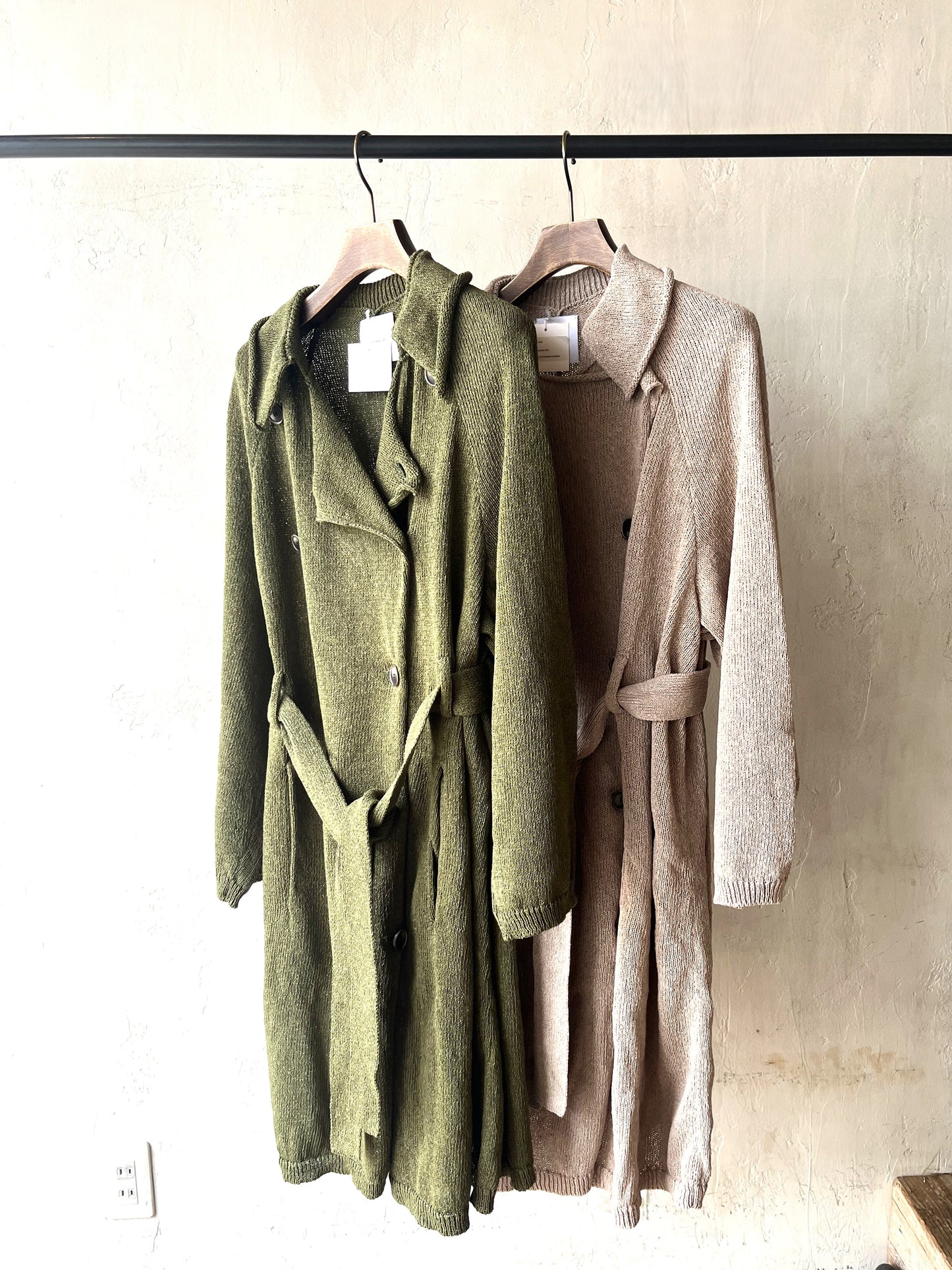 Kota Gushiken - Knitted Washi Trench Coat