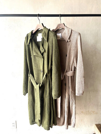Kota Gushiken - Knitted Washi Trench Coat