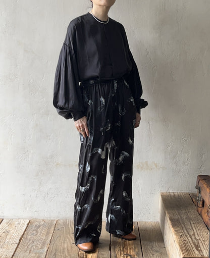 wonderound - SILK PRINCE SHIRT