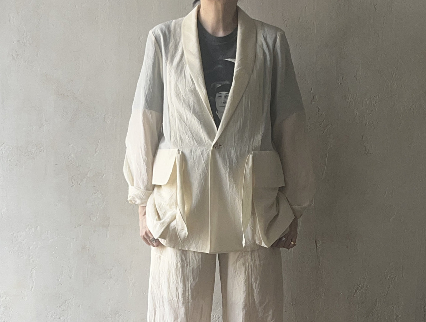 AS YET UNNAMED. - tailored shirts jacket