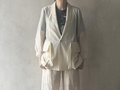 AS YET UNNAMED. - tailored shirts jacket