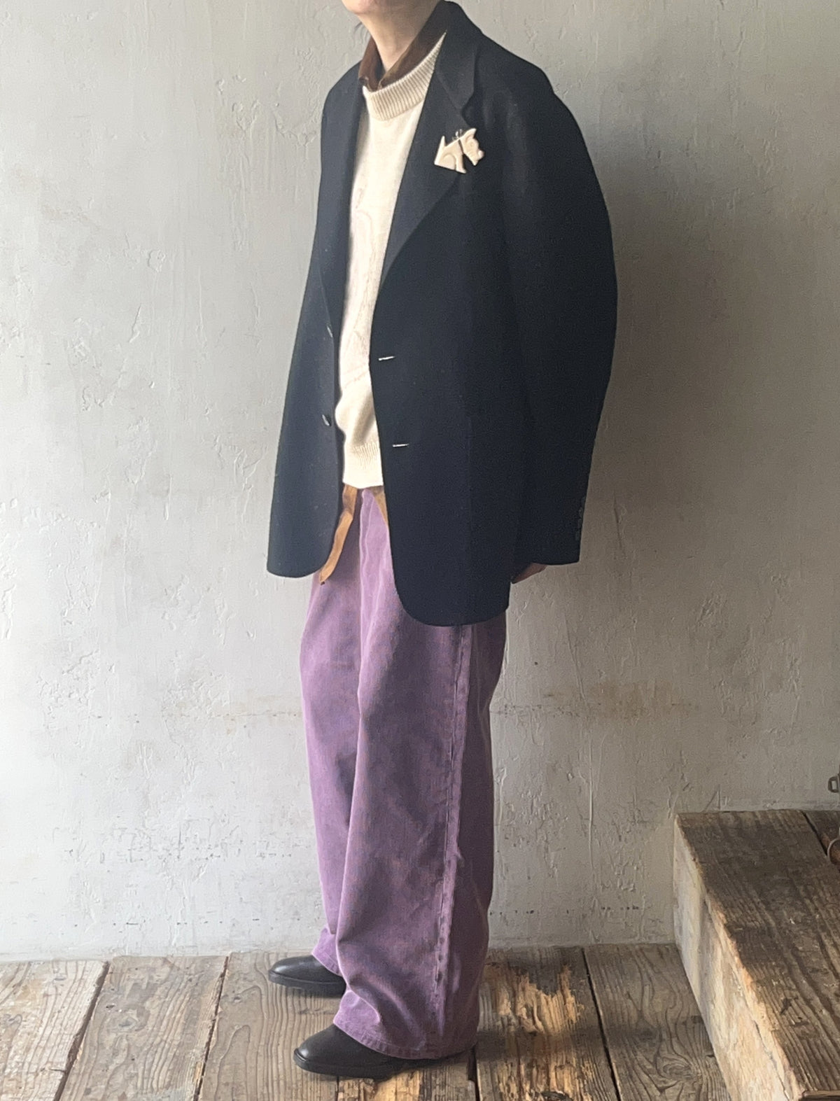 MAATEE&SONS - TAILOR MADE 折って折ってJACKET WOOL NEP CLOTH