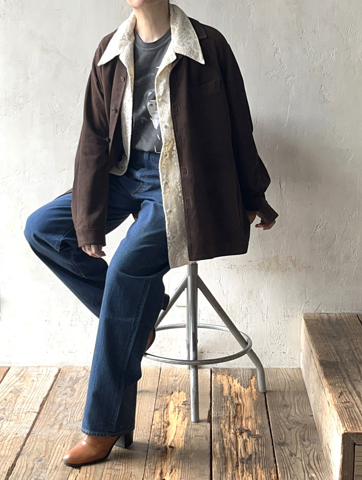 MAATEE&SONS - SUEDE SHIRTS JACKET