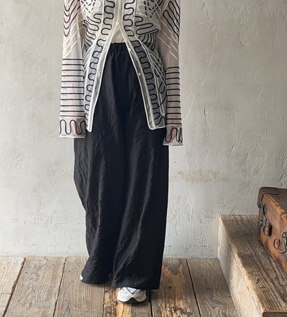AS YET UNNAMED. - the 3 tucks wide pants