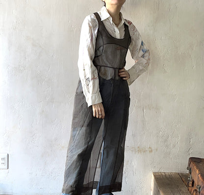 JUN MIKAMI - SILK ORGANDY ONE-PIECE