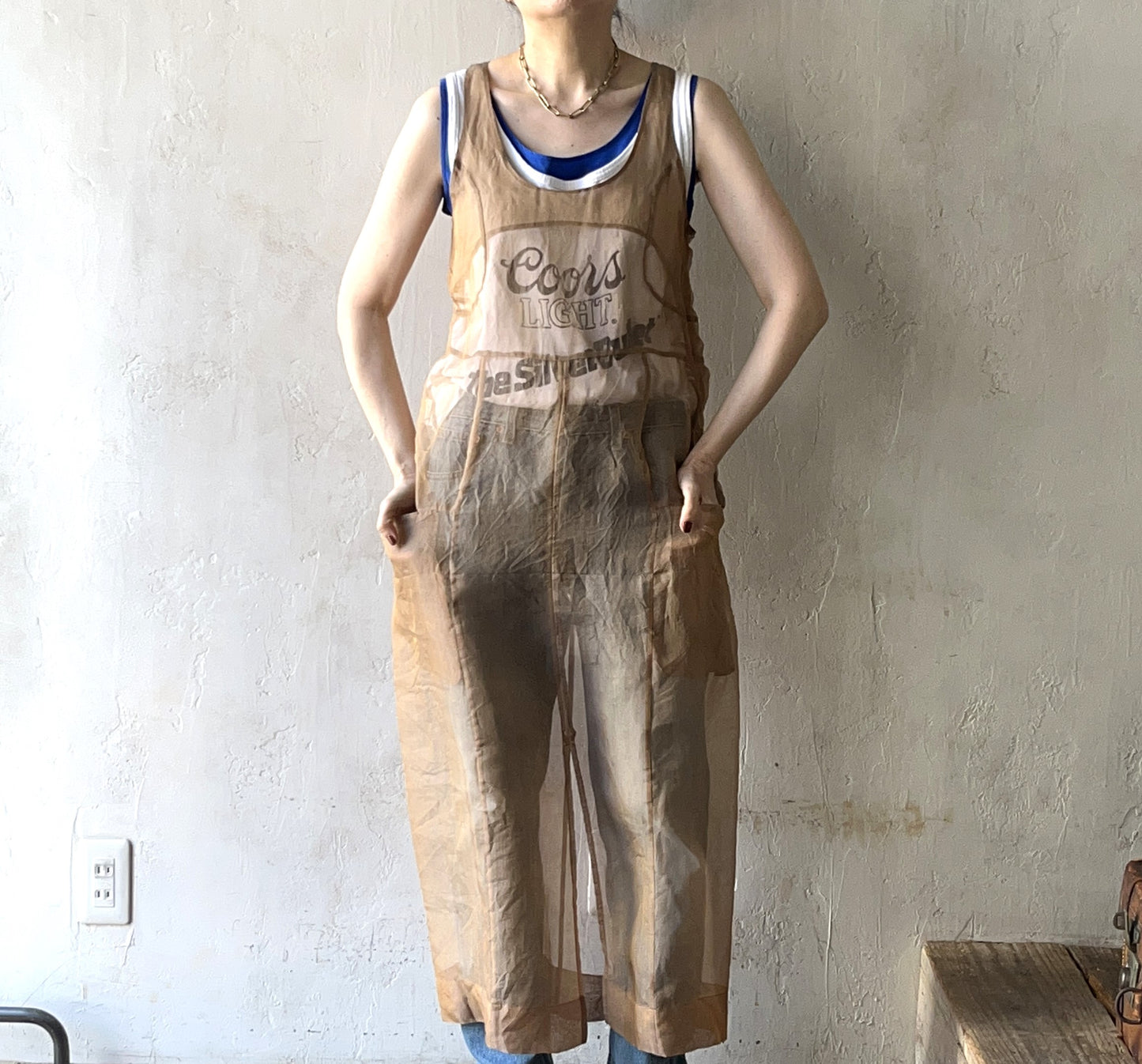 JUN MIKAMI - SILK ORGANDY ONE-PIECE