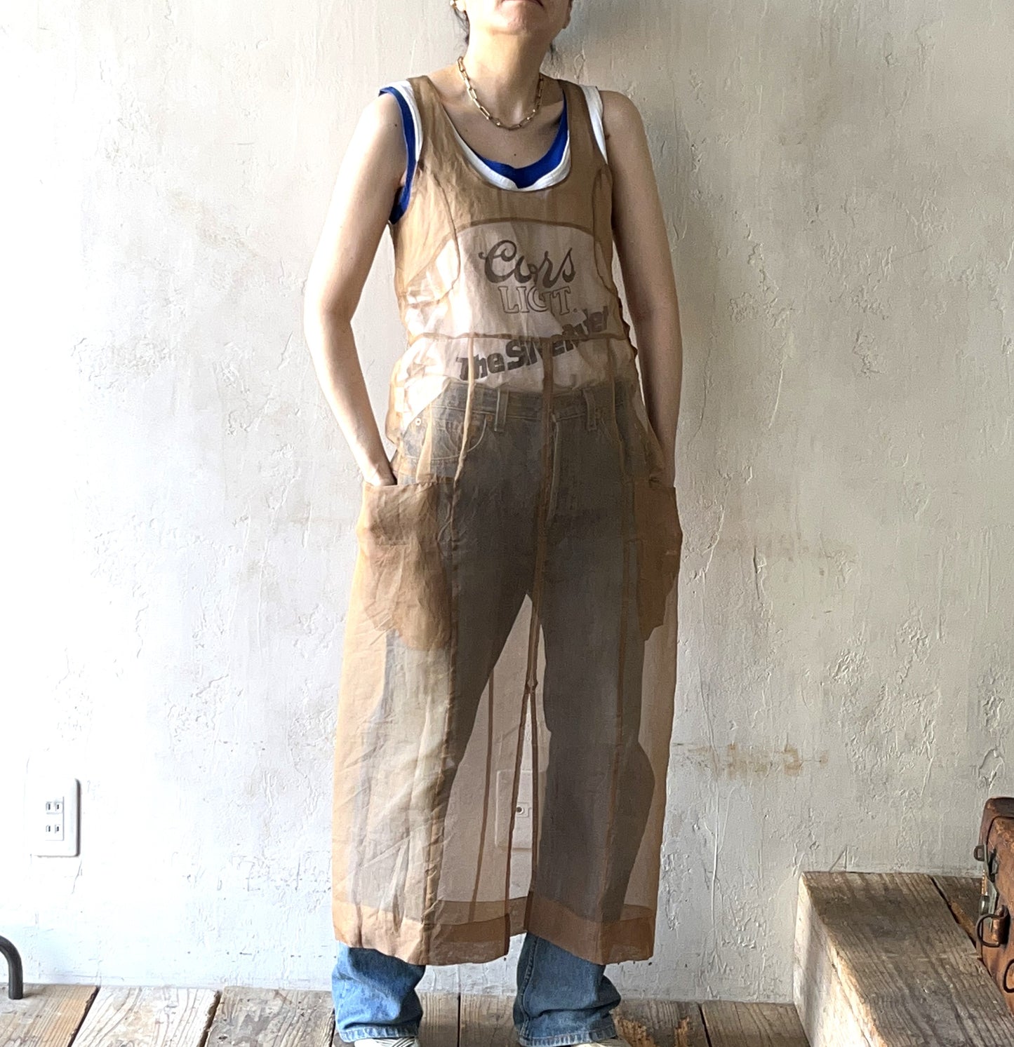 JUN MIKAMI - SILK ORGANDY ONE-PIECE