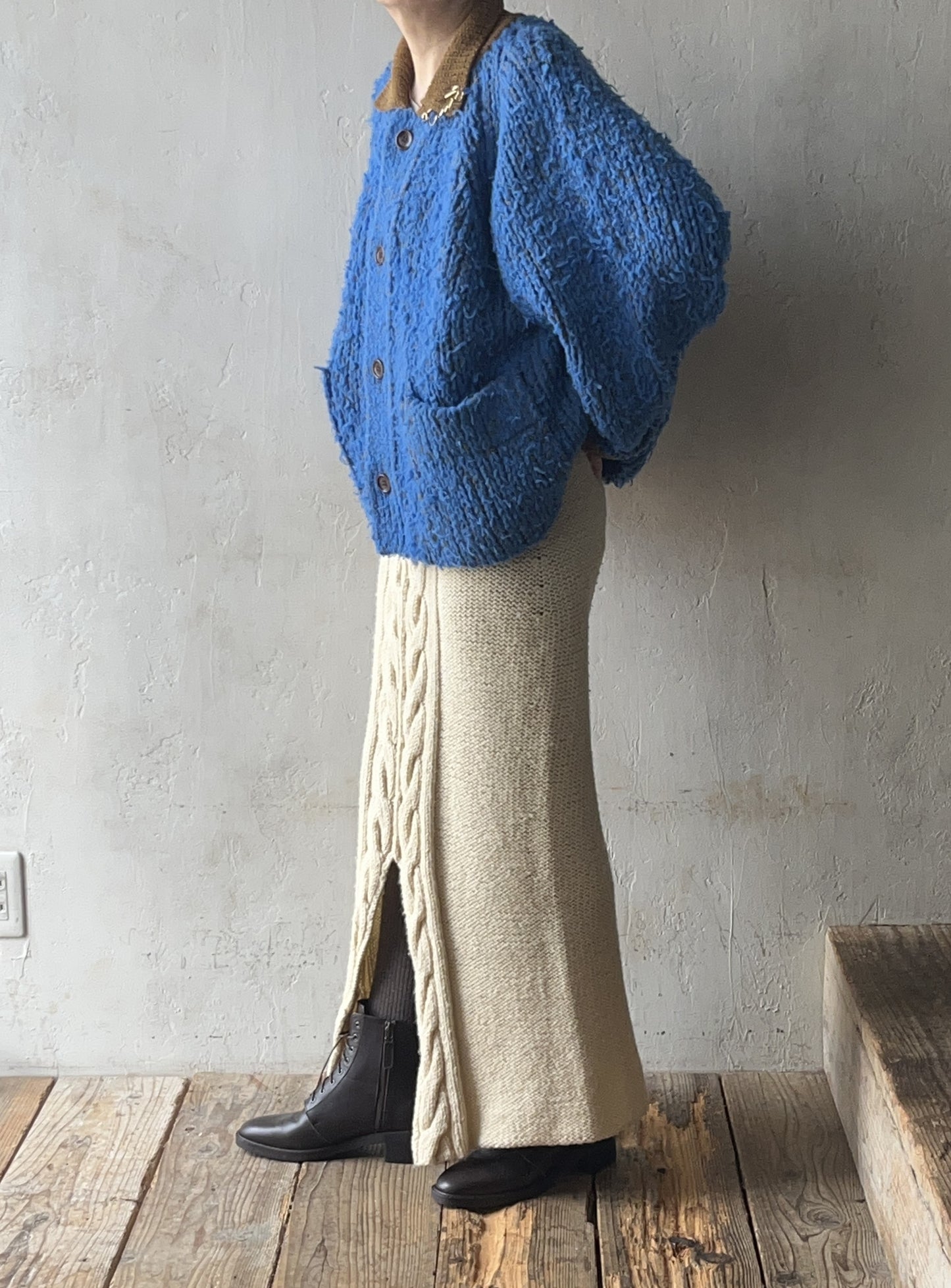 Kota Gushiken - Fisherman's Wool Fur Jacket