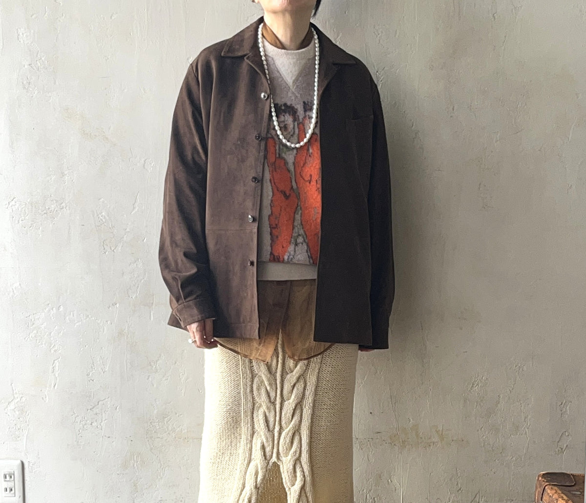 MAATEE&SONS - SUEDE SHIRTS JACKET