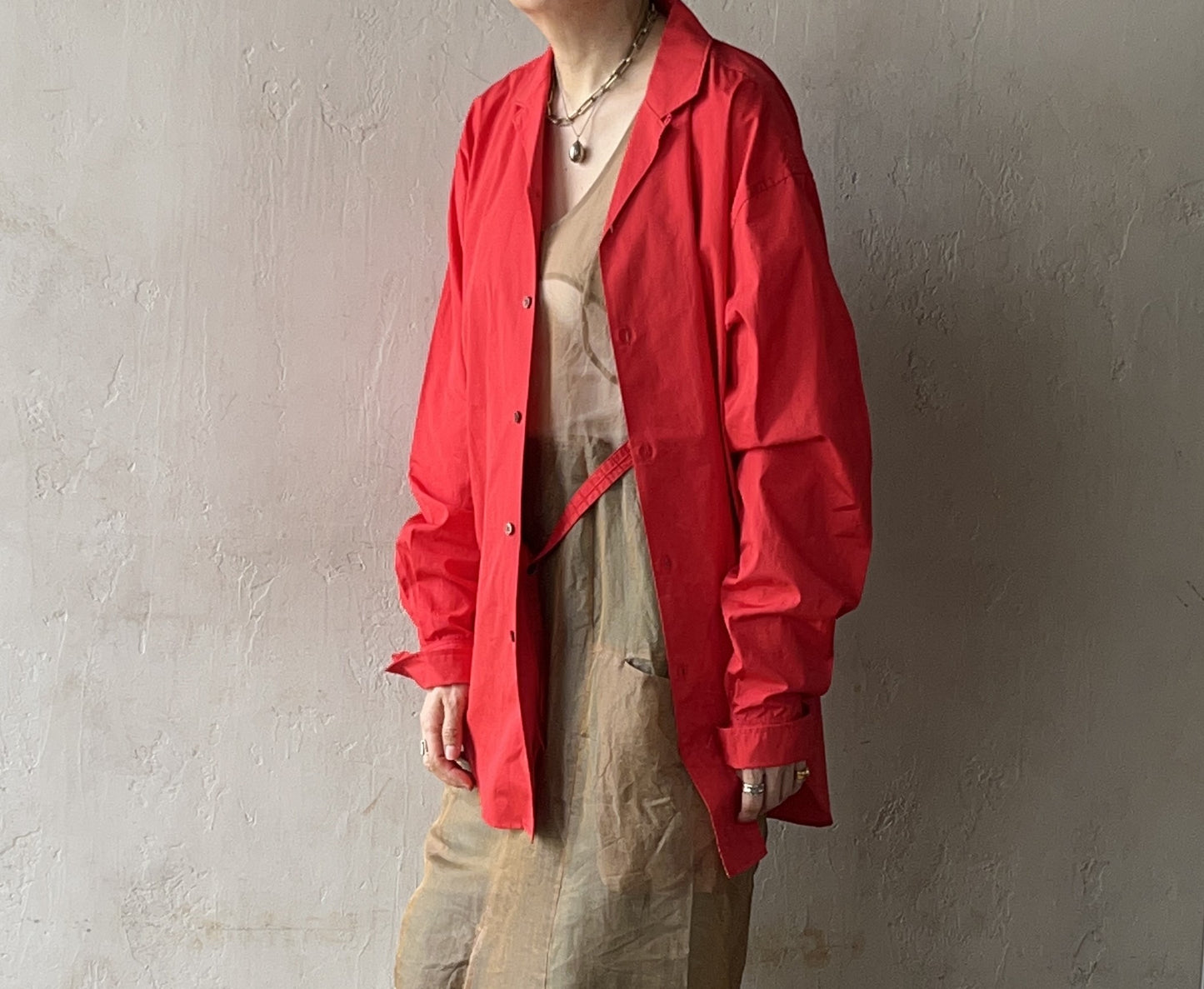 JUN MIKAMI - SILK ORGANDY ONE-PIECE