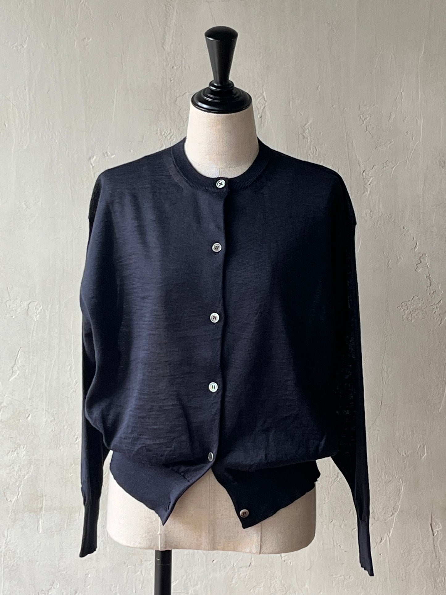 BATONER - CHOMA CREW NECK CARDIGAN