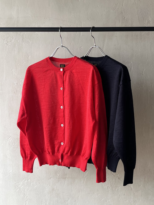 BATONER - CHOMA CREW NECK CARDIGAN