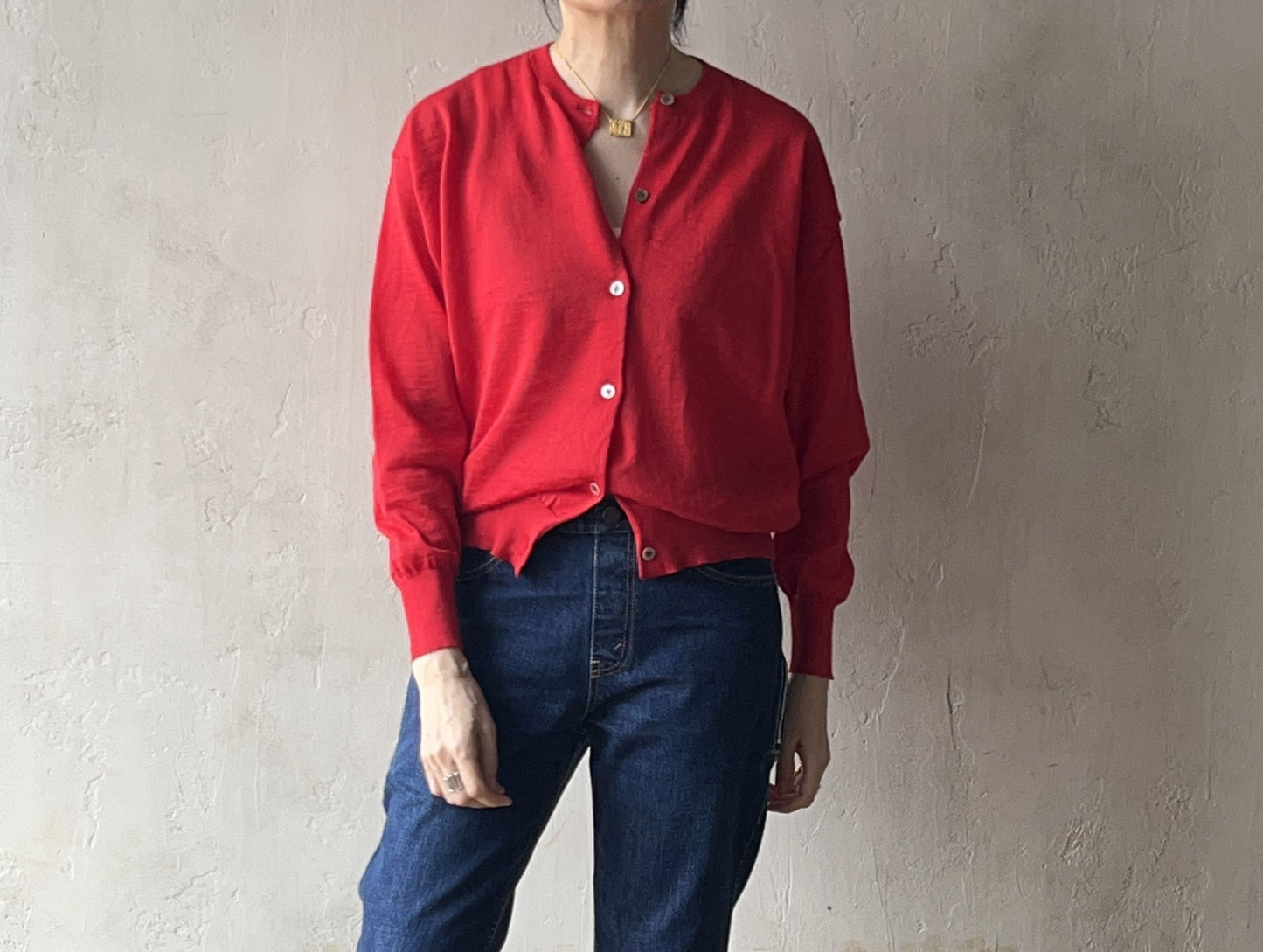 BATONER - CHOMA CREW NECK CARDIGAN