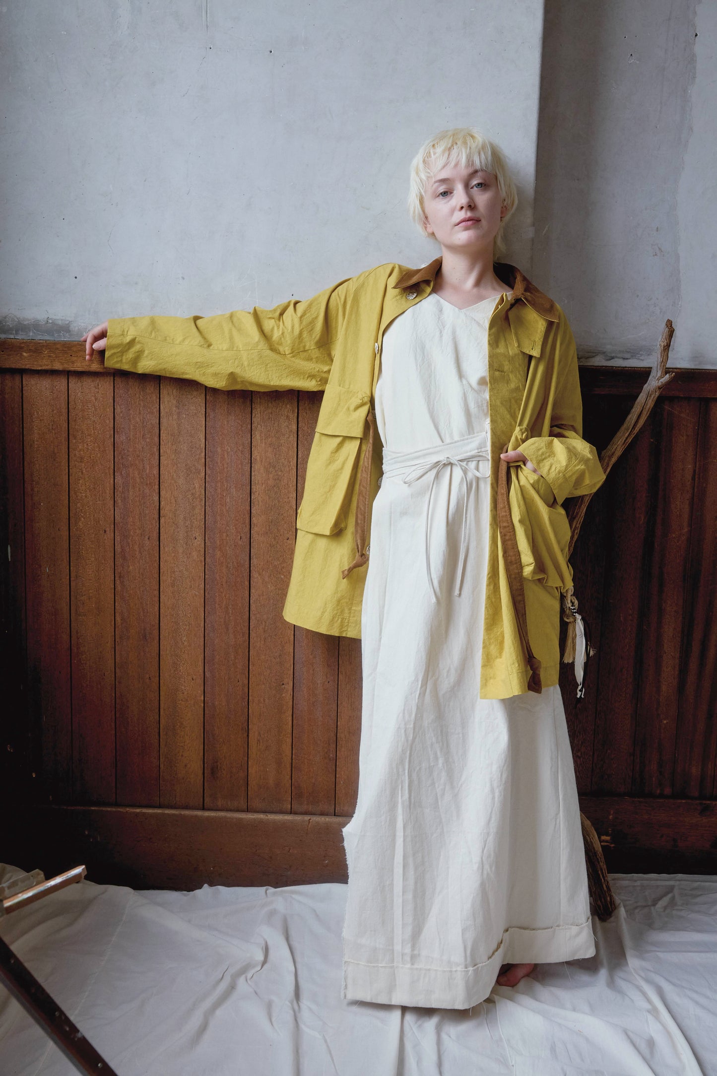 AS YET UNNAMED. - studio work coat